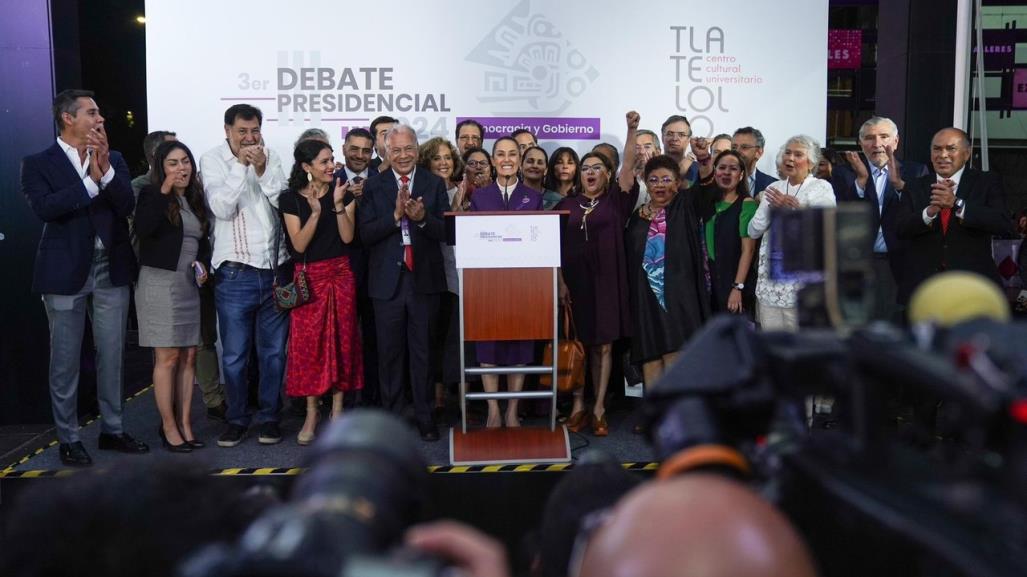 Sheinbaum domina redes en Tercer Debate Presidencial