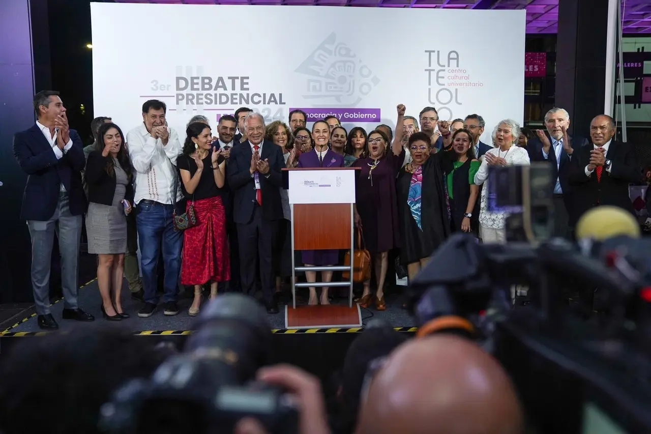 Sheinbaum domina redes en Tercer Debate Presidencial