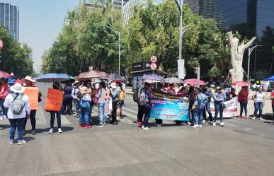 CNTE colapsa la zona central de la Ciudad de México con bloqueos en Reforma