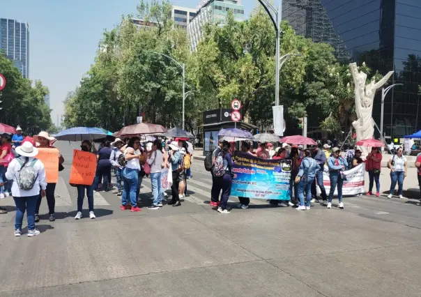 CNTE colapsa la zona central de la Ciudad de México con bloqueos en Reforma