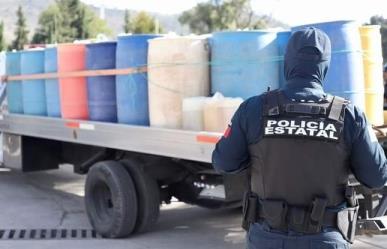 Detienen a hombre por viajar con 4 mil litros de combustible en Hidalgo