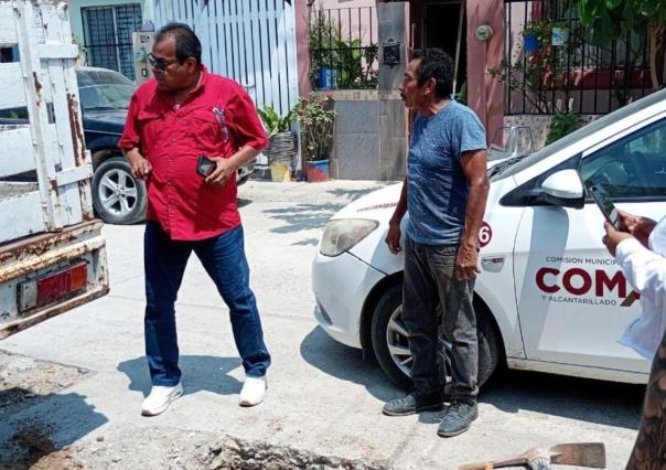 “Asaltan” vecinos desesperados tuberías y tinacos en Altamira, Tamaulipas