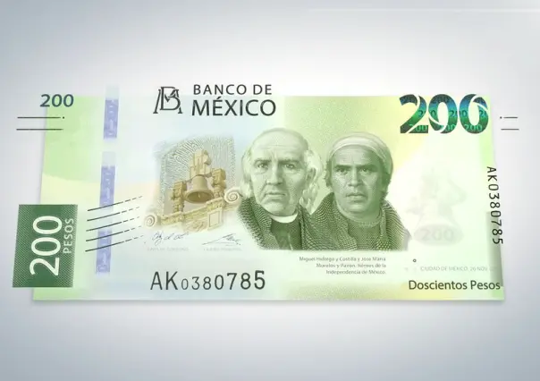 Banxico emite nuevo billete de 200 pesos; conmemoran 30 años de autonomía