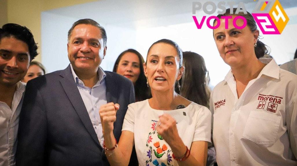 Elecciones: Sheinbaum y Ricardo Moreno buscan 4T en Toluca