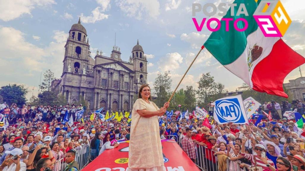 Elecciones: Xóchitl Gálvez pide votar sin miedo en Toluca