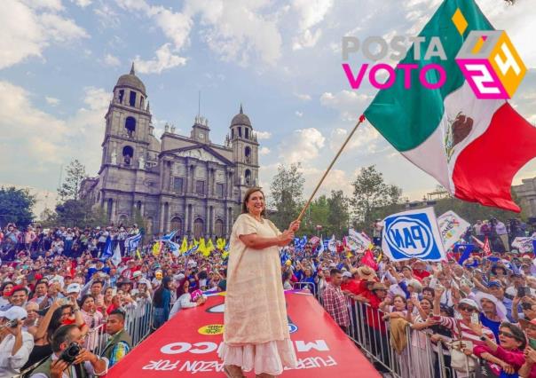 Elecciones: Xóchitl Gálvez pide votar sin miedo en Toluca