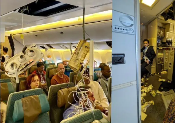 #VIDEO Tragedia en vuelo de Singapore Airlines: Un muerto y 30 heridos