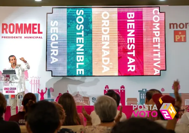 Rommel Pacheco presenta su plataforma de gobierno Una Gran Mérida