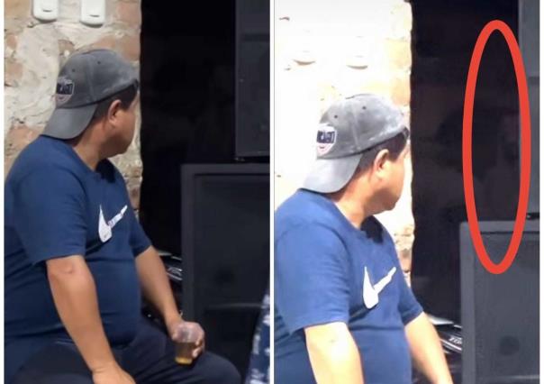 ¿Es real? Graban a hombre viendo a supuesto fantasma (VIDEO)