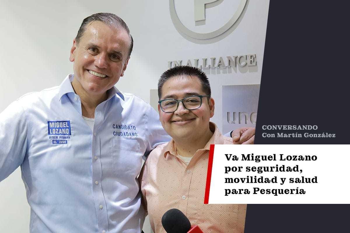 En entrevista con Martín González para Conversando, Miguel Lozano destacó que su propuesta de gobierno se basa en cuatro ejes fundamentales. Foto: POSTA.