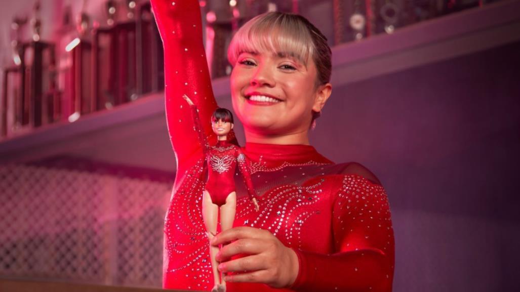 ¡Una Barbie girl! Crean muñeca de la gimnasta mexicana Alexa Moreno