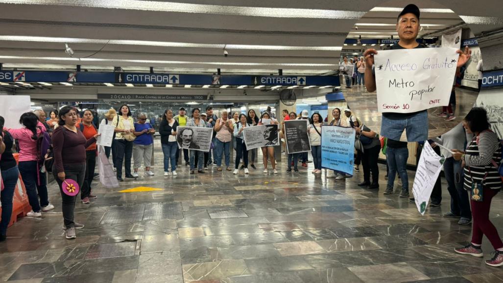 ¡Hoy dejan entrar gratis al Metro! La CNTE hoy no toma vialidades