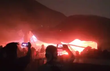 Colapsa escenario en San Pedro, NL, durante cierre de campaña de MC