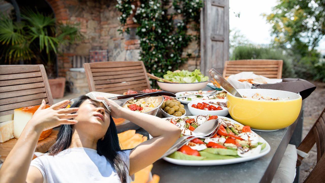 Comida con un alto contenido de agua como el melón o la sandía son efectivos durante las olas de calor Foto: Ilustrativa