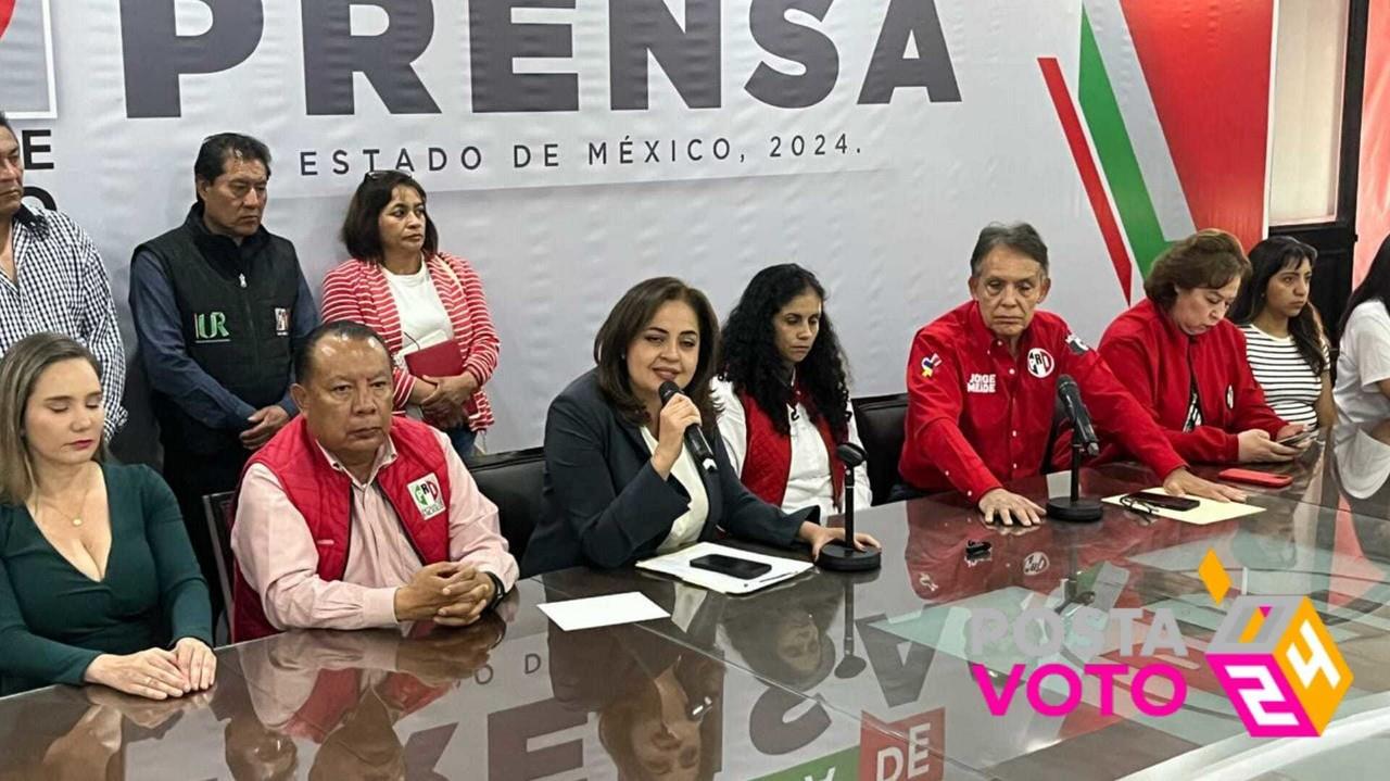 Ana Lilia Herrera alertó de la inseguridad, que dijo se vive en Edomex previo a la elección del 2 de junio y pidió más vigilancia. Foto: Alberto Dzib