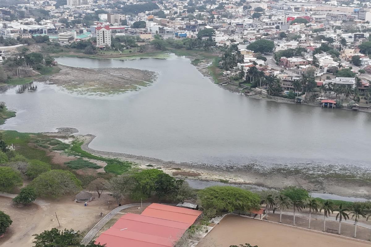 El sistema lagunario del sur de Tamaulipas tiene capacidad para unos cuantos días, informaron autoridades. Foto: Perla Reséndez