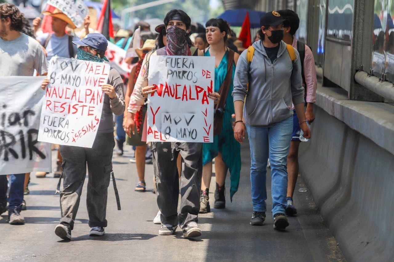 Estudiantes protestando.  Foto: Ramón Ramírez