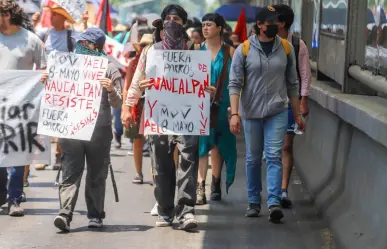 ¡Fuera porros de la UNAM! Marchan estudiantes pidiendo seguridad