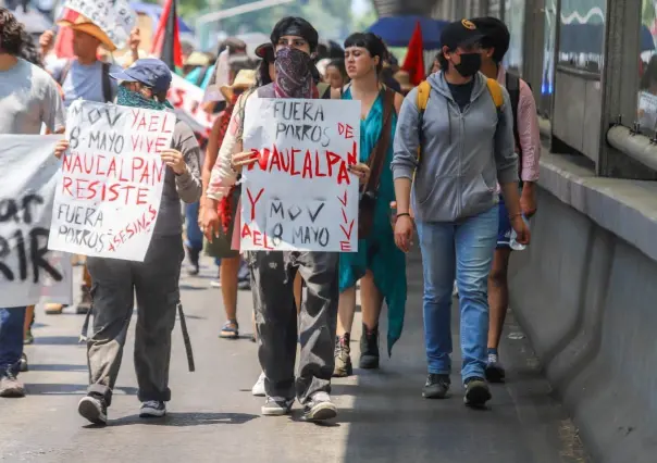 ¡Fuera porros de la UNAM! Marchan estudiantes pidiendo seguridad