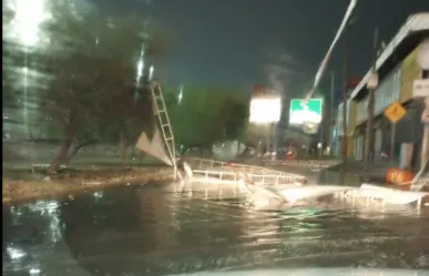 Fuertes vientos, relámpagos y cortes de luz en Santa Catarina (VIDEO)