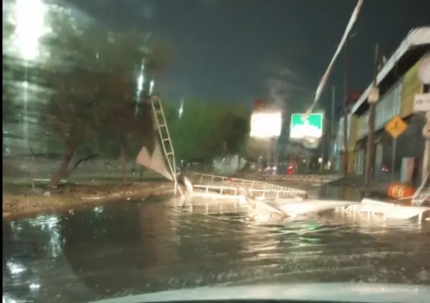 Fuertes vientos, relámpagos y cortes de luz en Santa Catarina (VIDEO)