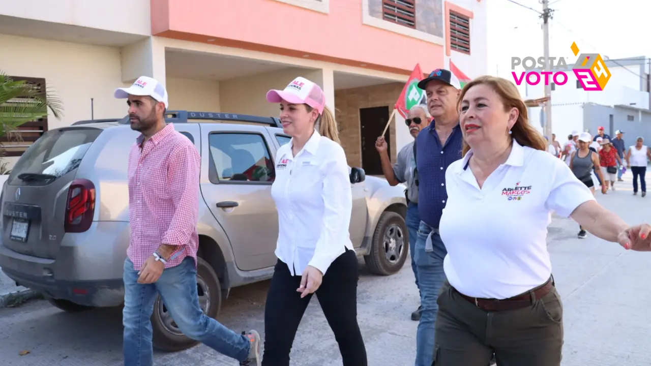 Ale Cárdenas continúa con sus recorridos diarios en busca del voto ciudadano y llama a votar sin miedo el próximo 2 de junio. Foto: Ale Cárdenas