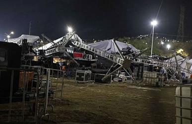 Le cayó una bocina en la cabeza, la vida tras el colapso de escenario en NL