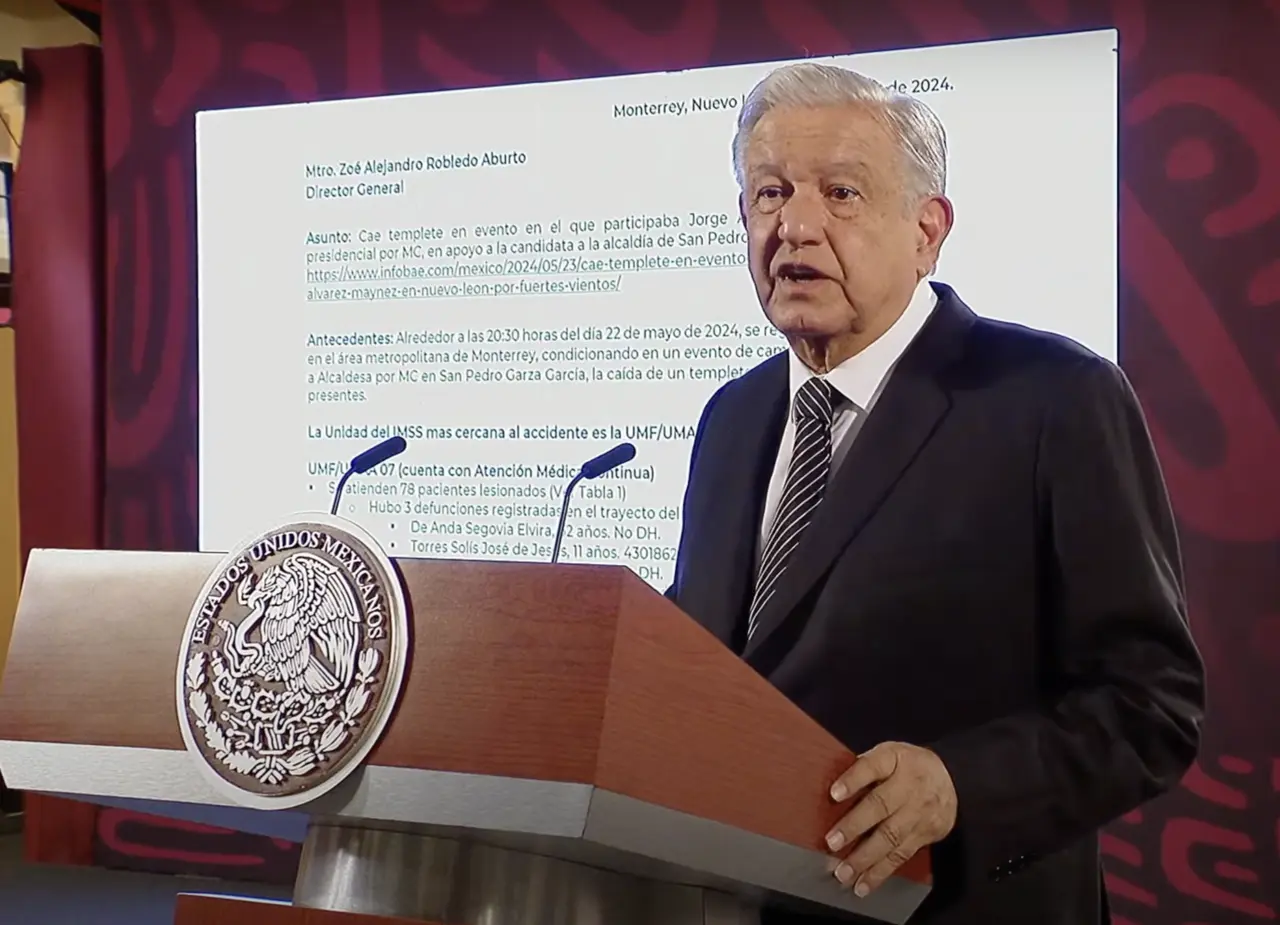 AMLO. Foto: SS de Conferencia de prensa