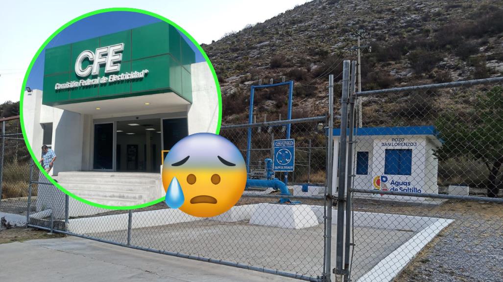 Reportan retrasos en la distribución de agua por fallas eléctricas de la CFE