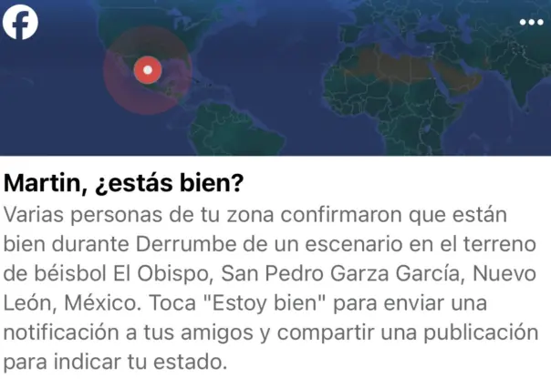 Activa Facebook respuesta ante emergencias: ¿Qué pasó en Nuevo León?