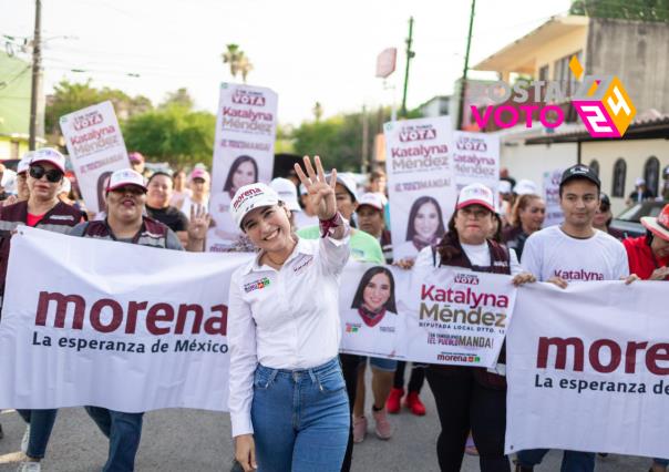 Morena representa el cambio verdadero y la transformación: Katalyna Méndez