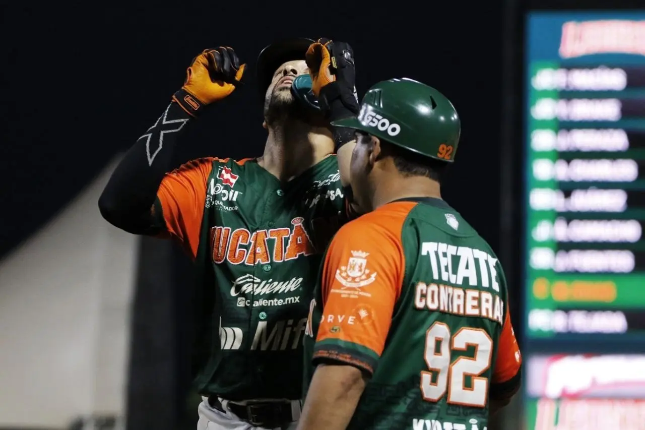 Los Leones de Yucatán se llevaron la victoria en el estadio Victor Cervera Pacheco ante los Piratas de Campeche en el Clásico Peninsular.- Foto de cortesía