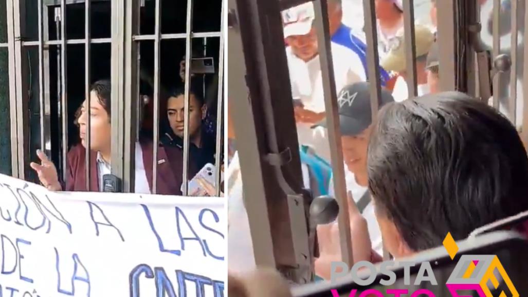 CNTE bloquea y retiene a dirigente de Morena y reporteros en la CDMX