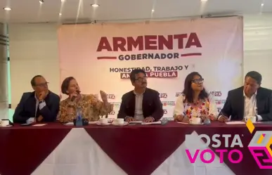Morena denuncia presión de Coparmex a Armenta en favor de Lalo Rivera en Puebla
