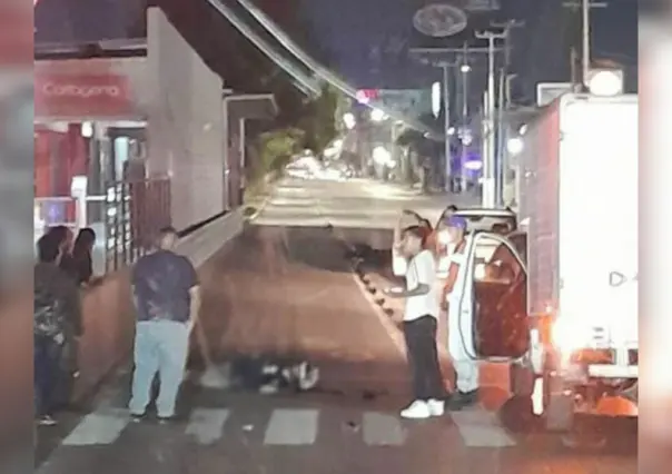 Muere motociclista atropellado en Tultitlán