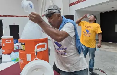 Refugio climatizado en Polyforum recibe a trabajadores de la construcción