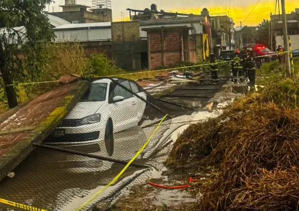 Edomex: Fuerte tornado sorprende a residentes de Toluca y deja dos muertos