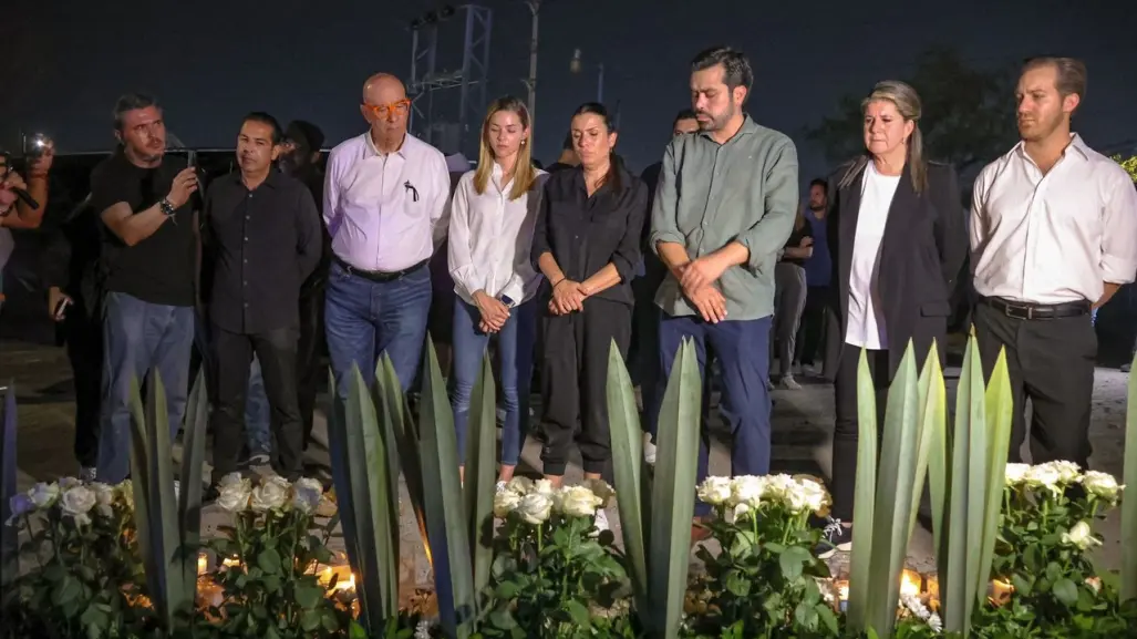 Candidatos de Movimiento Ciudadano visitan zona de desplome en San Pedro