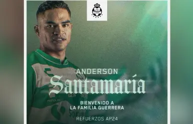 ¡Oficial! Anderson Santamaría es el primer refuerzo de Santos Laguna