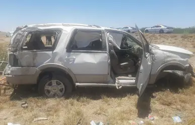 Mujer muere en una volcadura ocurrida entre Durango y Chihuahua