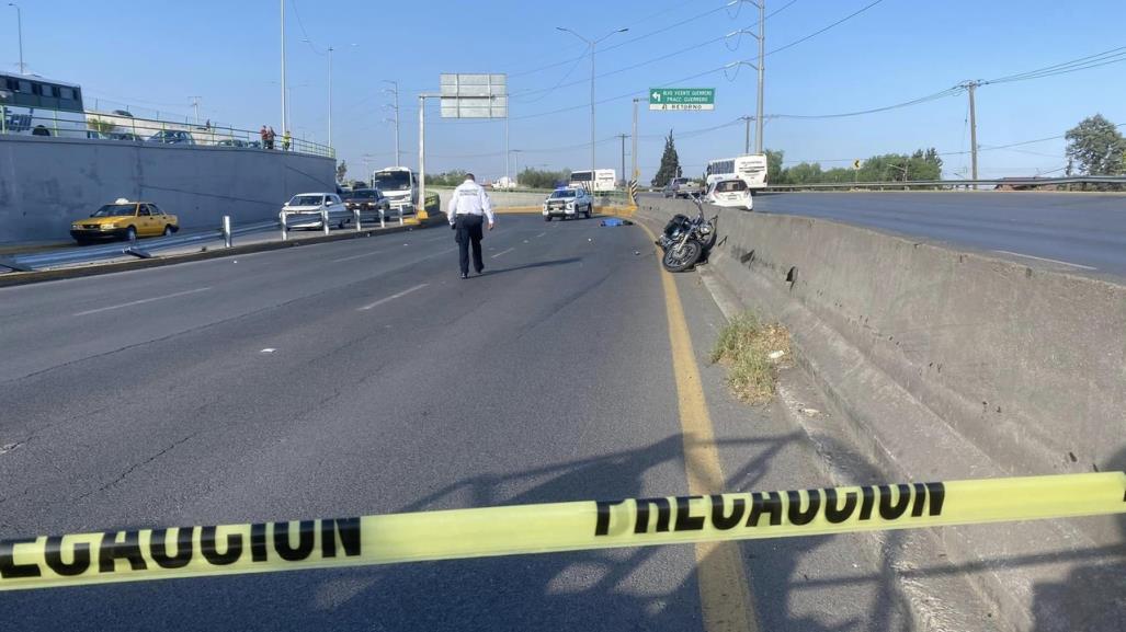 Cierran bulevar J Mery en Saltillo por muerte de moticiclista