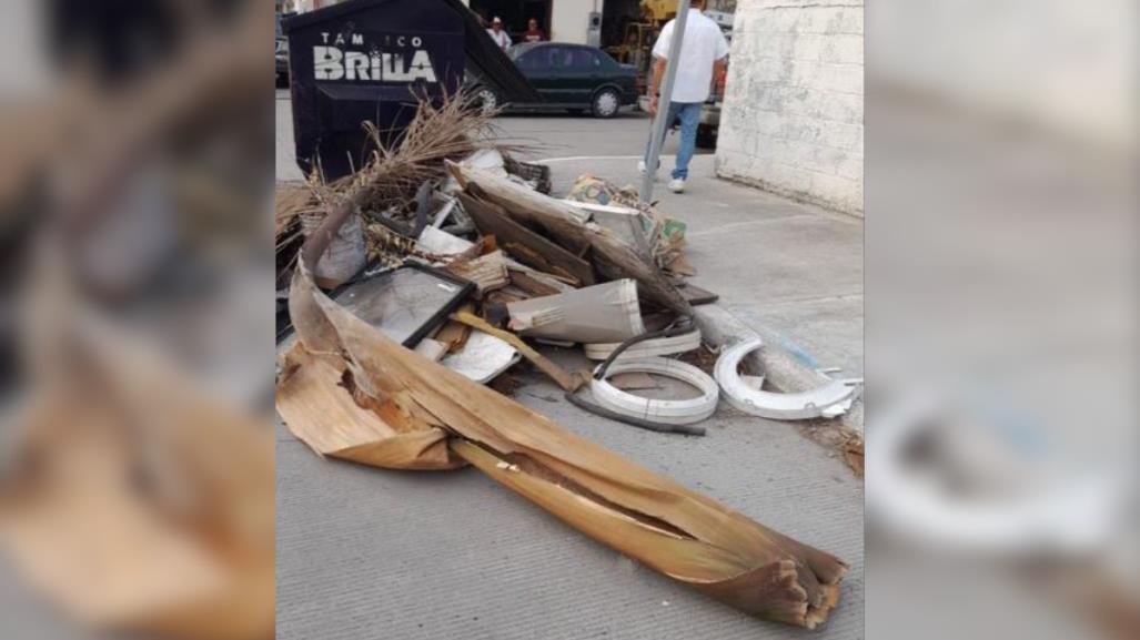 Se acumula la basura en varios sectores de Tampico