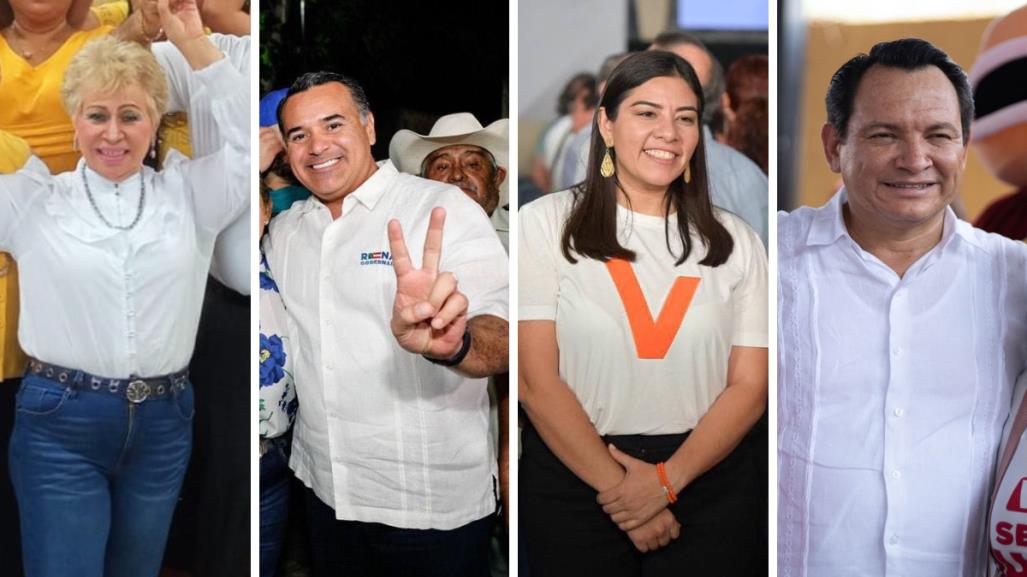 Candidatos a gobernador de Yucatán: ¿Cuándo y dónde será su cierre de campaña?