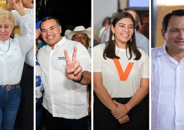 Candidatos a gobernador de Yucatán: ¿Cuándo y dónde será su cierre de campaña?