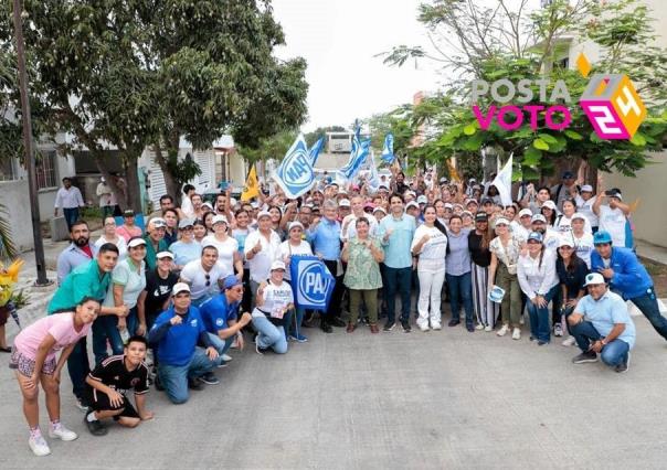 Chucho Nader promete transformación y desarrollo para Ciudad Madero