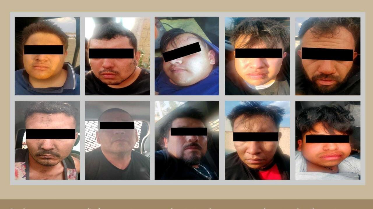 Detienen a diez por robo a transporte de carga en la México-Querétaro