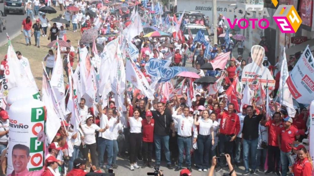 Más de 30 mil simpatizantes respaldan a Paco Treviño en Juárez