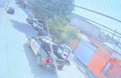 VIDEO: Patrulla de la Policía Municipal de Durango se impacta contra vehículo