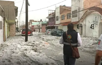 Tormenta azota el centro de Puebla: granizo, vientos y daños graves