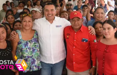 Militantes del PT en Kanasín se suman a Renán Barrera, retiran apoyo a Morena